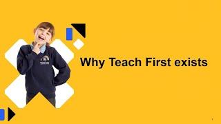 Teach First Training Programme: who we are and how you can get involved