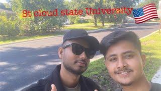 First Day At Saint Cloud State university - Campus Tour ( Minnesota ) USA