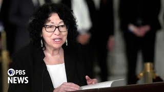 WATCH LIVE: Supreme Court Justice Sotomayor speaks at Georgetown University about rule of law