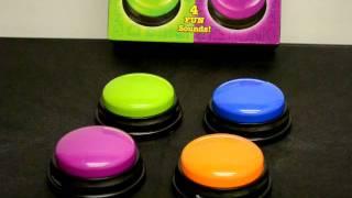 Answer Buzzers (set of 4) - includes for distinct sounds for games and game shows