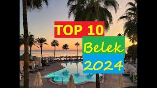 TOP 10 BEST 5 STAR HOTELS BELEK TURKEY 2024