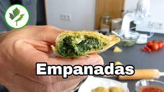 EMPANADAS - Köstliche gebackene Teigtaschen mit Füllung nach Wunsch