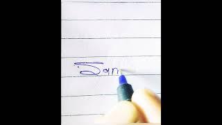 #english #handwriting #youtubeshorts #writing #name #names #sameer