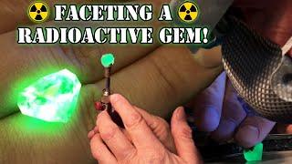 Cutting a Natural Glowing Gemstone!