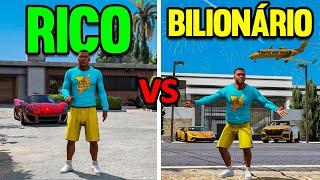 CASA DE BILIONÁRIO VS CASA DE RICO no GTA 5!!!