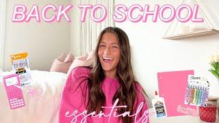 back to school ESSENTIALS ️ *must have supplies + emergency kit items*