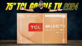 TCL TV 75 inch 4K V6B Google TV (2024) - Bigger is Better 