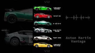 Best Sounding V12 Cars: A Symphony of Power!  #shorts #lamborghini #ferrari