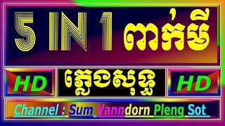 5 in 1 ពាក់មី ភ្លេងសុទ្ធ អកកាដង់, ប្រុសណាមិនយំ ភ្លេងសុទ្ធ ពាក់មី, បងទើបតែពេញកំលោះ ភ្លេងសុទ្ធ ពាក់មី