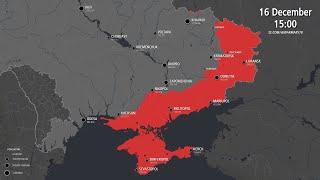 Russian Invasion of Ukraine: Frontline Map Update - Every Day [Jan 1 to Dec 16 2024]