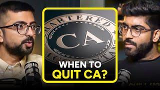 When to Quit CA? Neeraj Arora Answers the Most Asked Question by Every CA Student