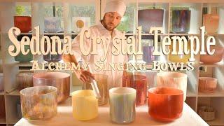 Crystal Singing Bowl Master Set  "Sacred Journeys"  Sedona Crystal Temple