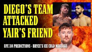 UFC 314 PREDICTIONS & SHOCKING TRANSLATION FROM DIEGO & YAIR'S SCREAMING MATCH IN SPANISH!