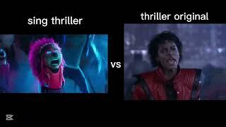 Sing thriller vs Michael Jackson Thriller Original