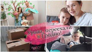 VLOG 3. Подготовка к переезду и переезд в Гродно ️ Семья в новом составе ️