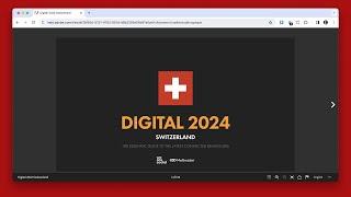 Wie verwendet Schweiz das Internet und Social Media - Digital Report Schweiz 2024