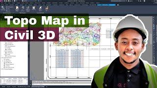 Making Topo Map in Civil 3D - Complete tutorial