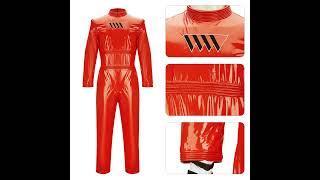 Vikidoky #willywonka  #oompaloompa  Red Suit Cosplay Costume Chocolate Factory #cosplaycostume