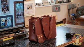 Handcrafted Leather Tote Bag  - Metropolitan Leather - 