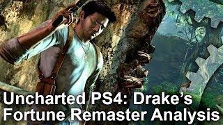 Uncharted 1: Drake's Fortune PS4 vs PS3 Graphics Comparison