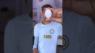 What will happen if an egg is kept in salt for 7 days ? #challenge #shorts #short