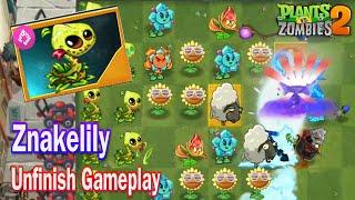 Plants vs Zombies 2 - New Plants Znakelily Unfinish Gameplay in Version 11.8.1