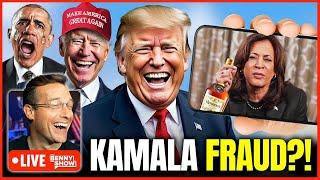 Kamala Campaign EXPOSED as Scam To DEFRAUD Democrats | Spiraling Drunk Kamala Posts Slurring RANT 