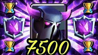 Гениально! Пекка с бабушкой берёт 7500 кубков! / Clash Royale