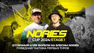 Старт Nories Cup 2024/Stage 1! Отличный КЛЁВ форели на блесны NORIES и победная тактика ПЕРВЫХ туров