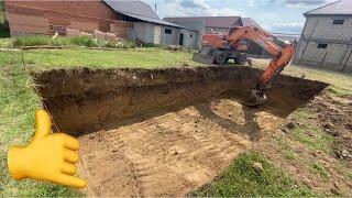 Котлован выкопал, Работа на экскаваторе Doosan190dx working on an excavator