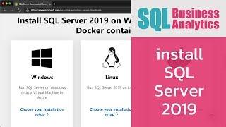 ติดตั้ง Microsoft SQL Server 2019 และ SQL Server Management Studio (SSMS) - install SQL Server 2019)