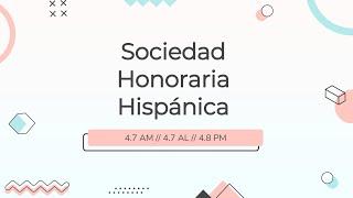 Early April Meeting Recording (Wed, 4/7) | Elkins Sociedad Honoraria Hispánica [Captions]