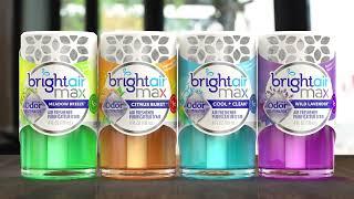 Bright Air Max® Odor Eliminator Scented Oil Diffuser Releases Freshness 24/7 While Tackling Odors