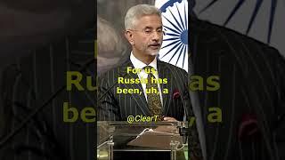 India-Russia Friendship - S. Jaishankar #shorts