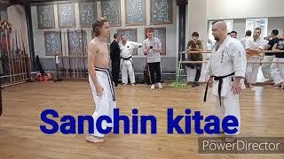 Sanchin kata Uechi ryu karate / Sanchinfest in Moscow Russia