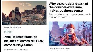 PLAYSTATION: GRADUAL DEATH OF CONSOLE EXCLUSIVE MAKES BUSINESS SENSE, XBOX IN TROUBLE, GM EVERYBODY!