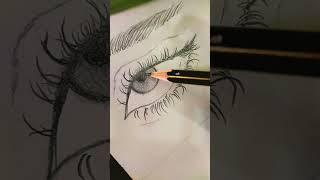 @rajnisoni1482# Sketch of painful eyes️#trending song#sketchingart #viral video #comment #share