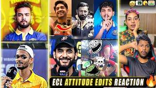 Reaction on Youtubers ECL Attitude edits  |  Elvish yadav vs Fukra 