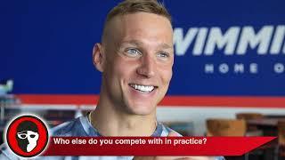 Caeleb Dressel on Racing Josh Liendo, Bella Sims in Practice