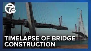 Timelapse of Gordie Howe International Bridge Construction