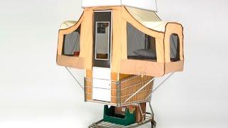 Camper Kart - a Tiny Home That Pops Out of a Shopping Cart