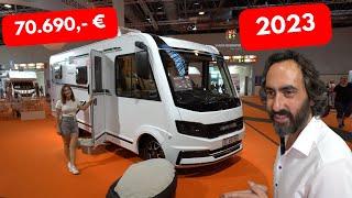 REAL 70.690,- € LINER LUXURY HOTEL FULLY INTEGRATED MOTORHOME 2023: Weinsberg CaraCompact 650 MEG