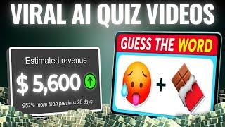 How to Make VIRAL Faceless Quiz Videos for MILLIONS of Views (With AI)