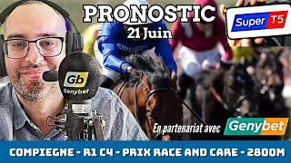  Quinté / Super Top5 Prediction Saturday June 21, 2025. Compiègne  Race and Care Prize