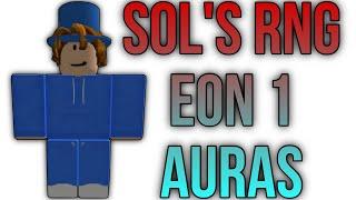 Roblox Sol's RNG EON 1 Aura Leaks