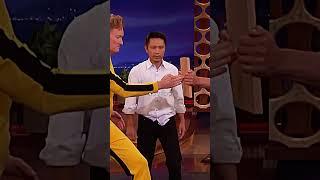 Conan Tries Bruce Lee's 1-Inch Punch
