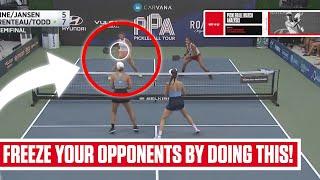 Targeting the Shot to Your Opponent's Body: Catherine Parenteau Pickleball Point Review