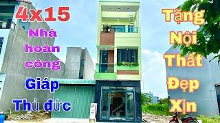 Nhà đất Thuý Vân/nhà bán bình dương/giáp thủ đức/nhà hoàn công/tặng nội thất cao cấp