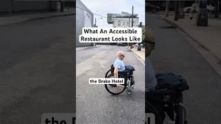 What An Accessible Restaurant Looks Like For Me #accessibility #disability #restaurant