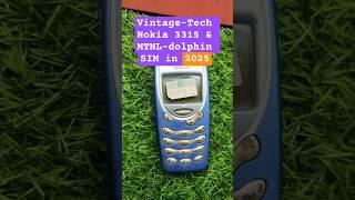 Vintage-Tech Nokia 3315 & MTNL-dolphin SIM in 2025 | #mobilerepairing #old #nokia #mtnl #dolphin